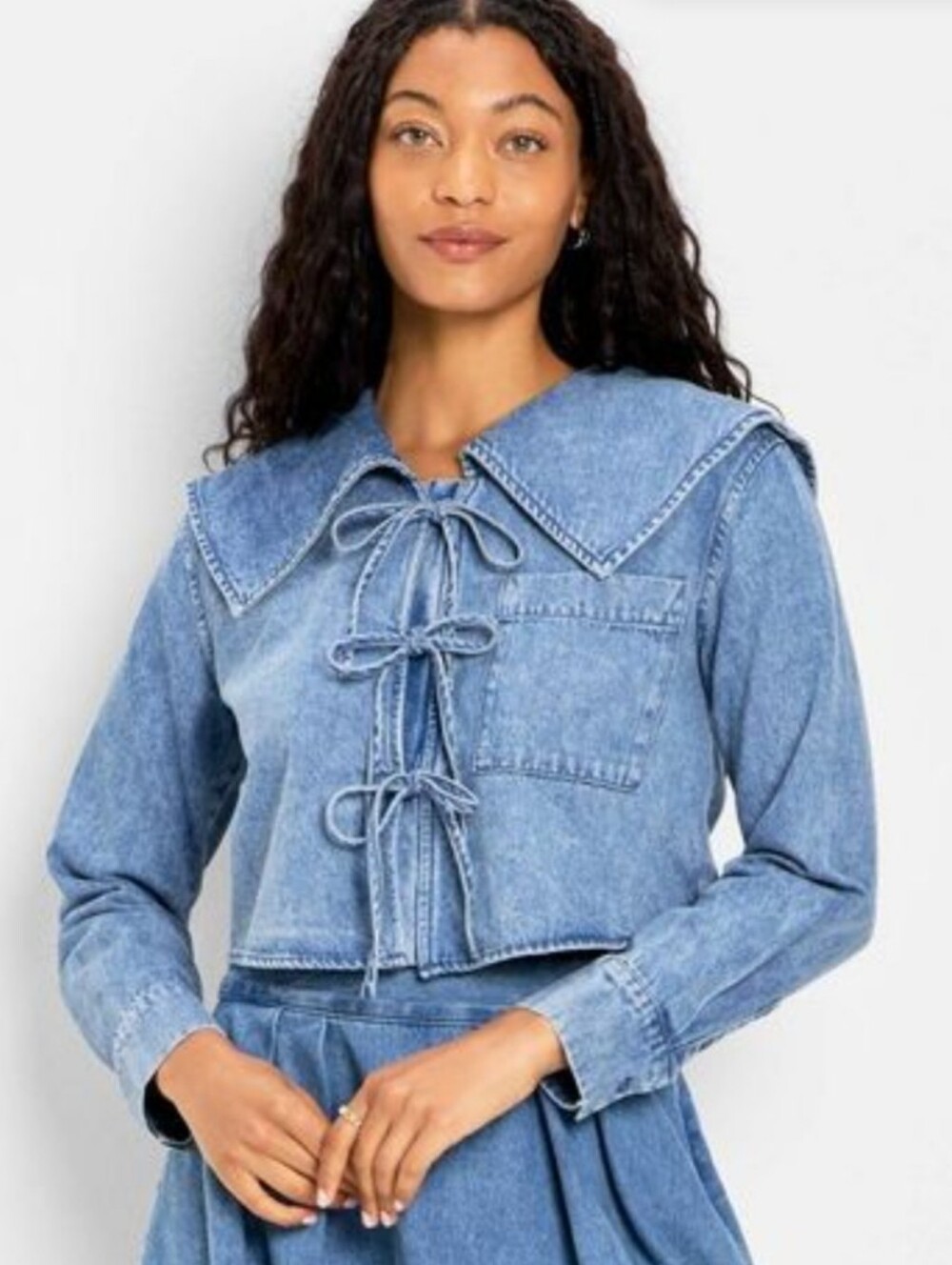 NWT Future Collective Denim Jacket